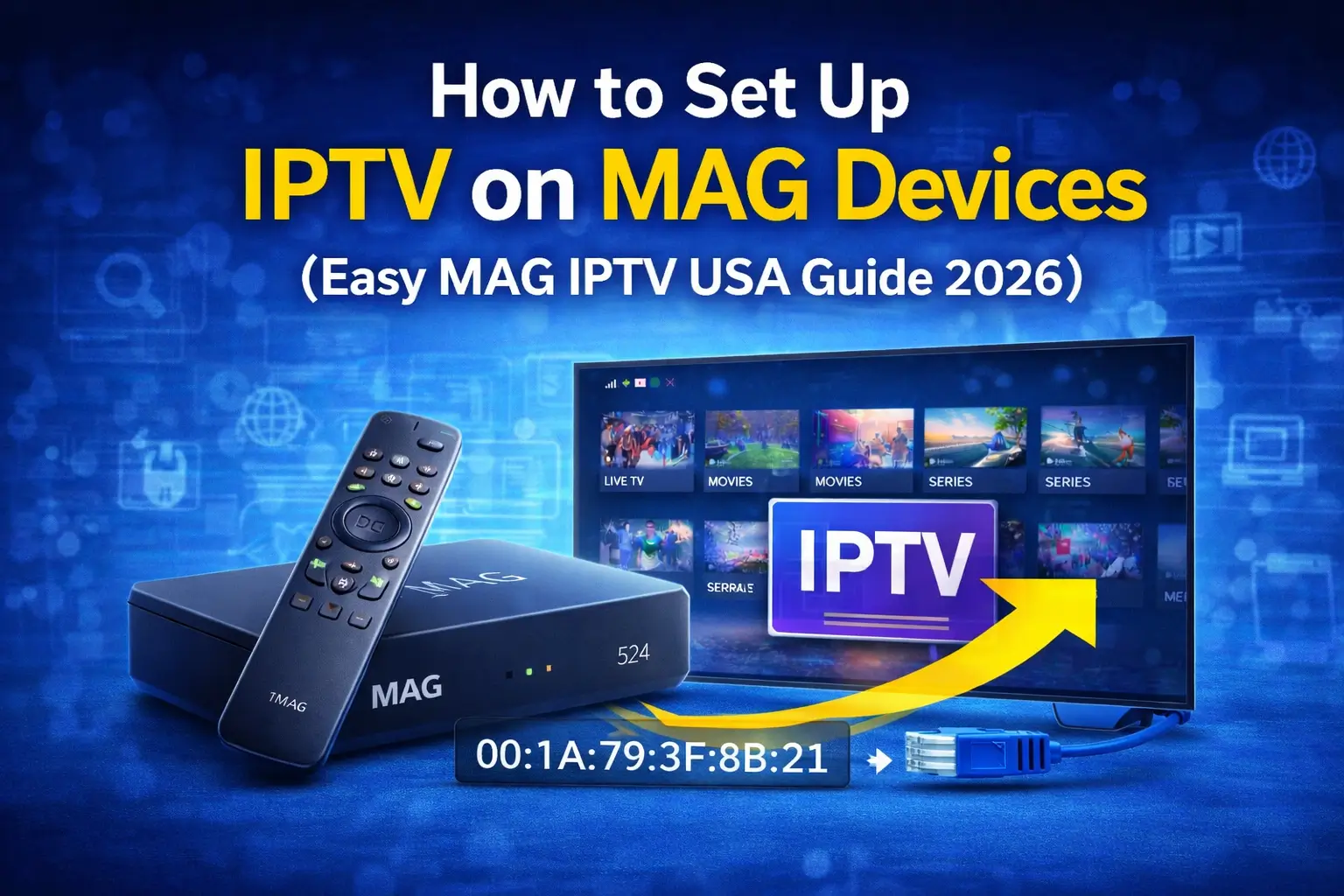 Set up IPTV on MAG devices