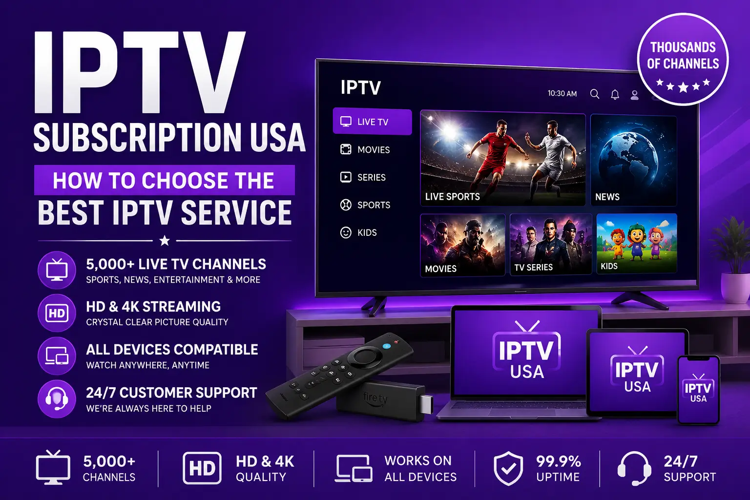 IPTV subscription USA